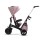 Kinderkraft - Tricicleta 4 in 1 rotativa cu pozitie de somn EASY TWIST Mauvelous Pink