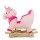 Kinderkraft - Balansoar cu roti 2 in 1 Horse Pink