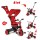 Baby Trike - Tricicleta Baby Trike 4 in1 Crab Red