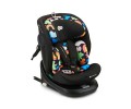 KinderKraft - Scaun auto rotativ Isofix I-Grow , I - size Happy Shapes